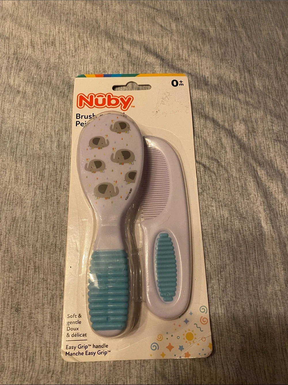 Safety 1st Light Up Baby Nail Clippers No Slip Easy Grip & Nuby Brush/Comb NEW